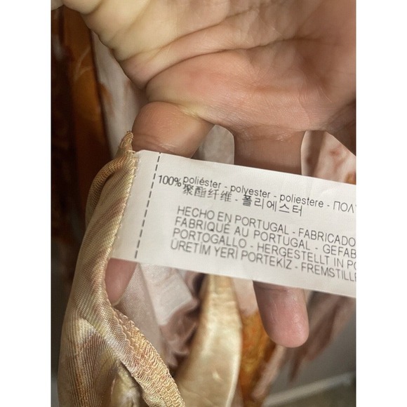 ZARA Oversized Patchwork Kaftan Boho Dress Size Medium - Picture 5 of 7